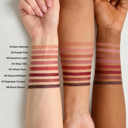 Last Day Buy 1 Get 1 Free Easy Glide Lip Liner — Creamy, Blendable Color with Smooth Application, Summervibes